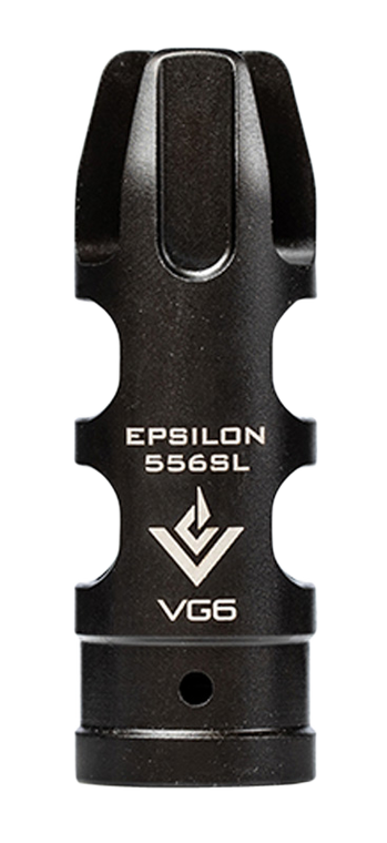 VG6 Precision Epsilon 556 SL Muzzle Brake 5.56mm 1/2"-28 Thread Stainless Steel