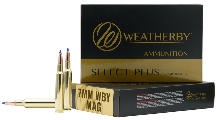 Weatherby N7MM160PT Select Plus7mm Wthby Mag 160 gr 3200 fps Nosler Spitzer Partition (SPT) 20 Bx/10 Cs