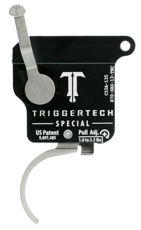 TriggerTech R70SBS13TBC SpecialSingle-Stage Traditional Curved Trigger with 1-3.50 lbs Draw Weight for Remington 700 Right