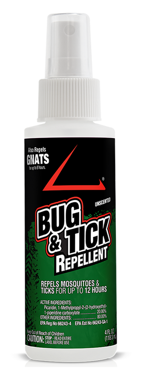 Lethal 9170674Z Bug and Tick RepellantOdorless Scent 4 oz Spray Repels Mosquitos, Ticks & Fleas Effective Up to 12 hrs