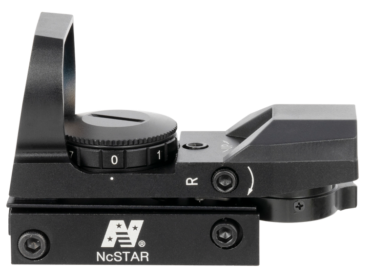 NcStar 1x24x34 Red Dot Reflex Sight Matte, 4 Different Reticles, w/ Weaver Style Mount