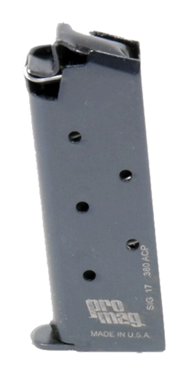 ProMag SIG17 StandardBlued Detachable 6rd for 380 ACP Sig P238