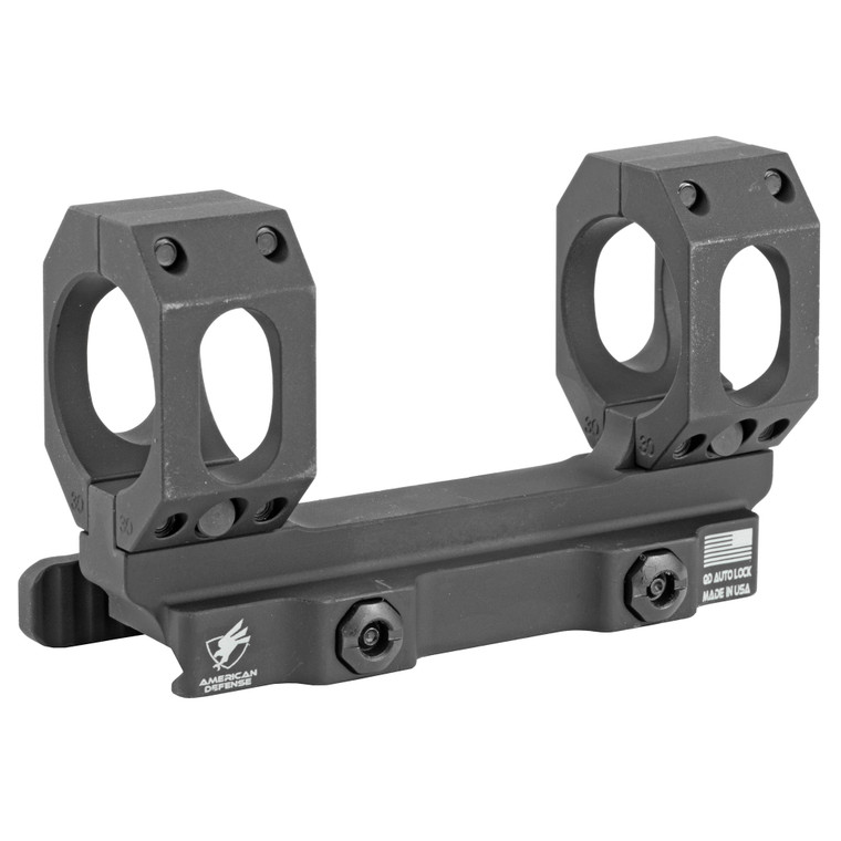 American Defense Recon-S Quick-Release Scope Mount Picatinny-Style with AR-15 Flat-Top Matte