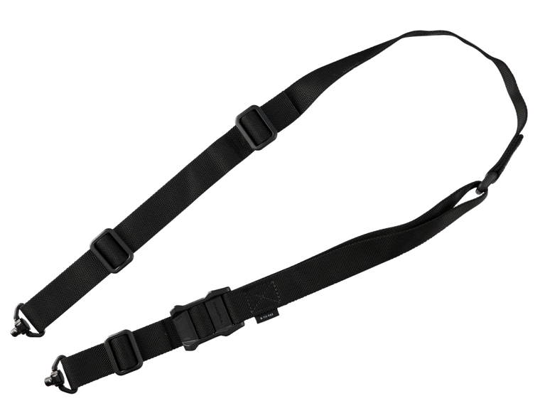 Magpul MAG939-BLK MS1 QDM Sling made of Nylon Webbing with Black Finish, Adjustable Two-Point Design & Swivel for Rifles