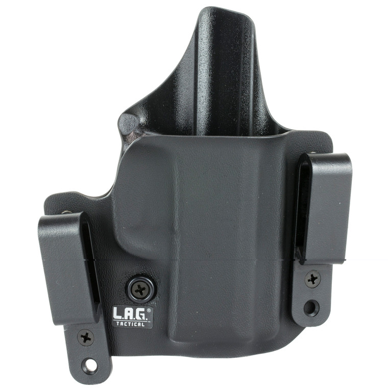 LAG Tactical 2084 DefenderIWB/OWB Black Kydex Belt Loop Fits Sig P365 Right Hand