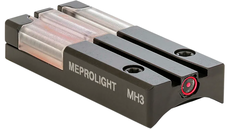 Meprolight USA 631053408 FT Bullseye Rear SightBlack | Red Tritium/Fiber Optic