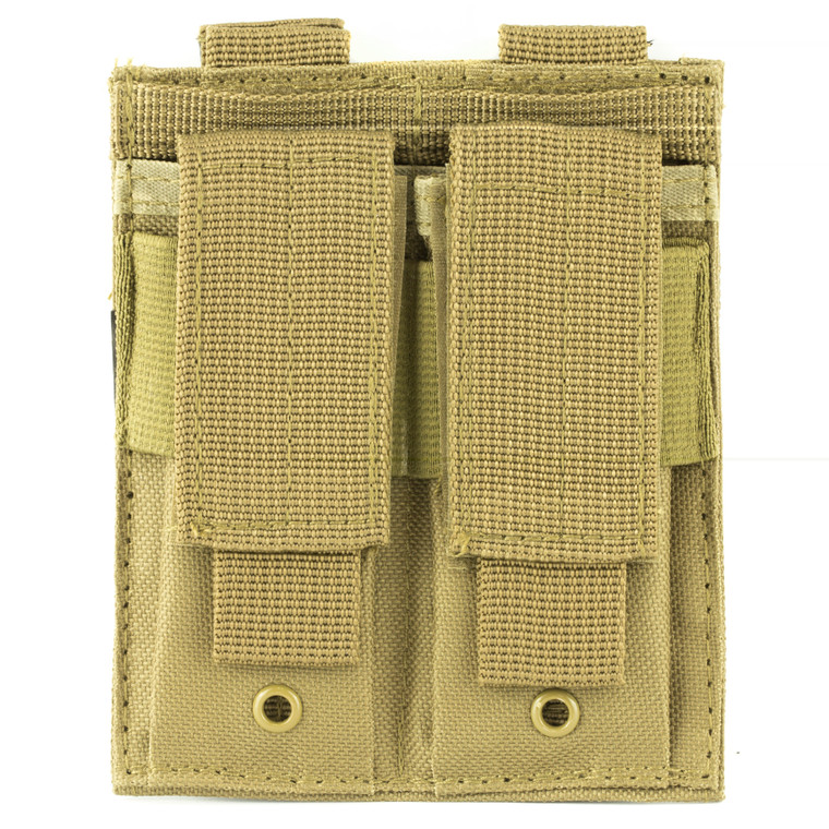 Vism Double Pistol Mag Pouch Tan