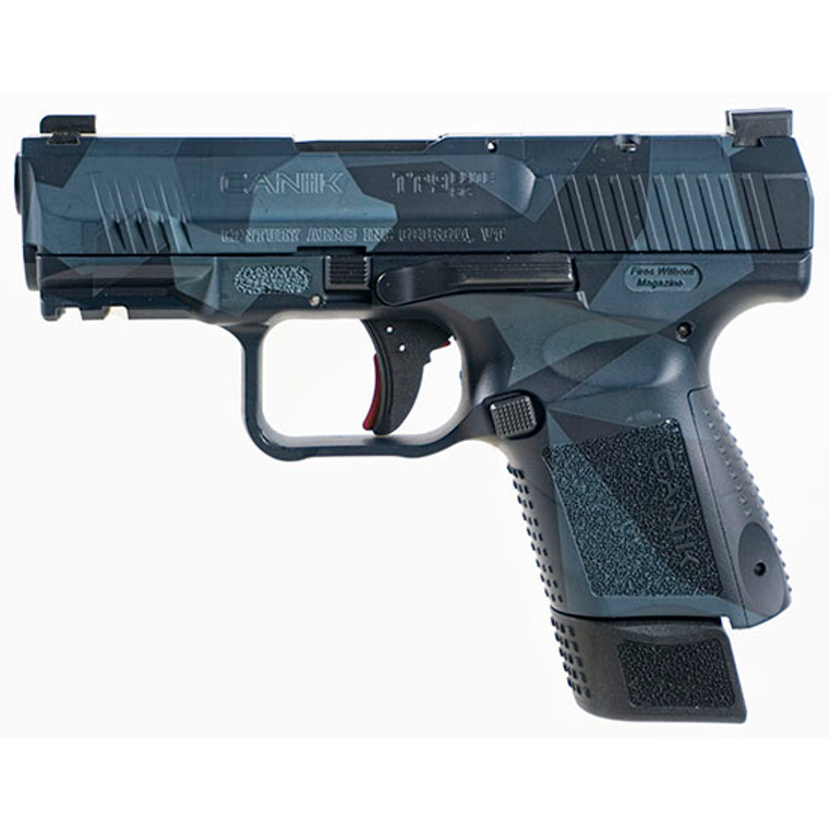 Canik TP9 Elite SC 9mm Pistol 3.6" 12rd Splinter Camo Blue - HG5610SB-N