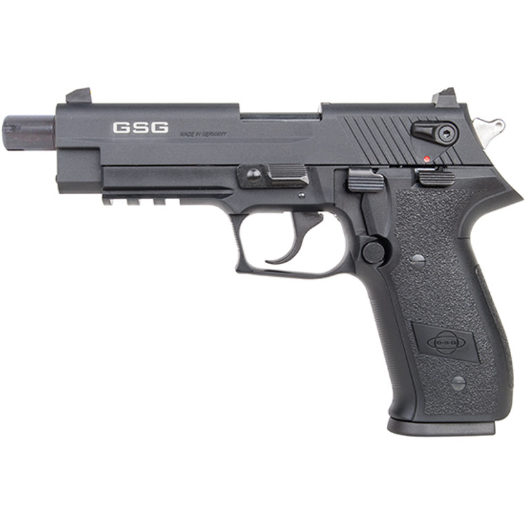 ATI GSG Firefly 4.9" .22lr Threaded Barrel Pistol Black - GERG2210TFF