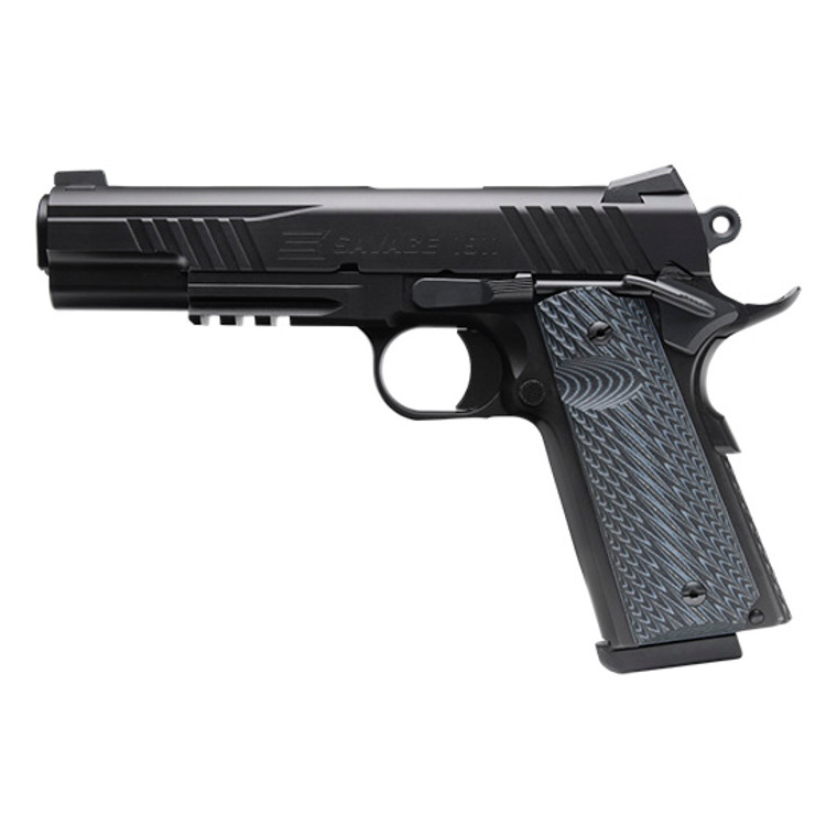 Savage 1911 Gov't Style w/ Rail .45ACP 5" 8rds Black Nitride - 67210