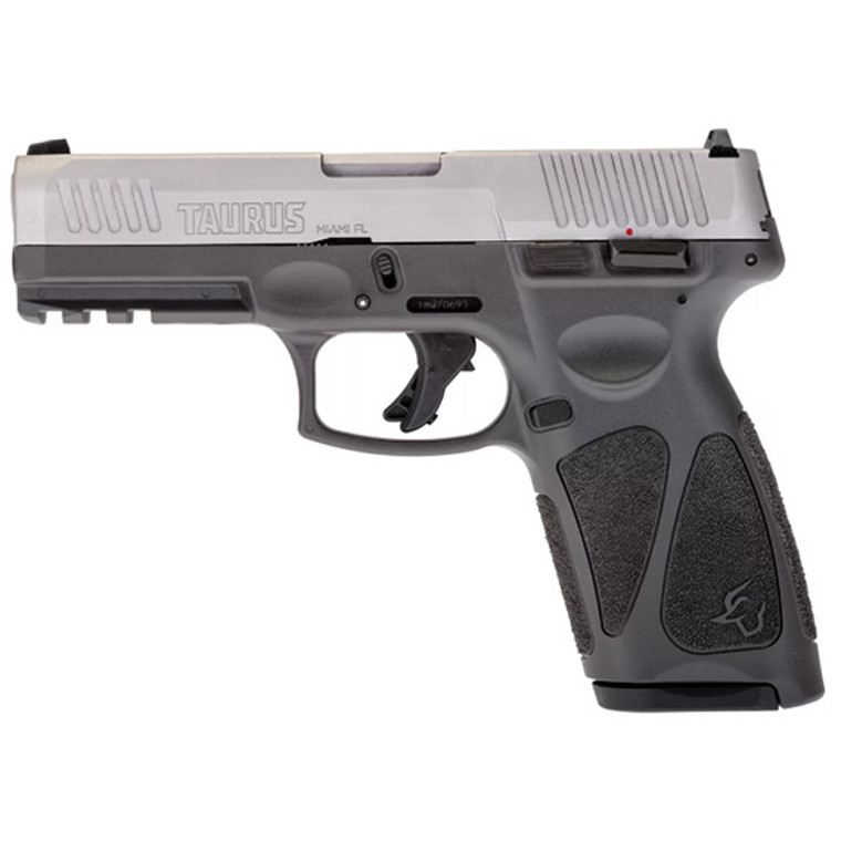 Taurus G3 Full Size 9mm Pistol 4" 15/17 Rd Gray/SS - 1-G3B949G