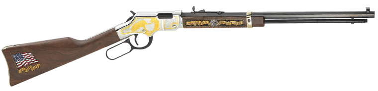 Henry Military Service Tribute 2nd Edition .22 S/l/lr Lever Action Brown