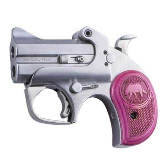 Bond Arms Mama Bear 9mm Derringer Handguns 2.5" Barrel Silver - BAMB9MM