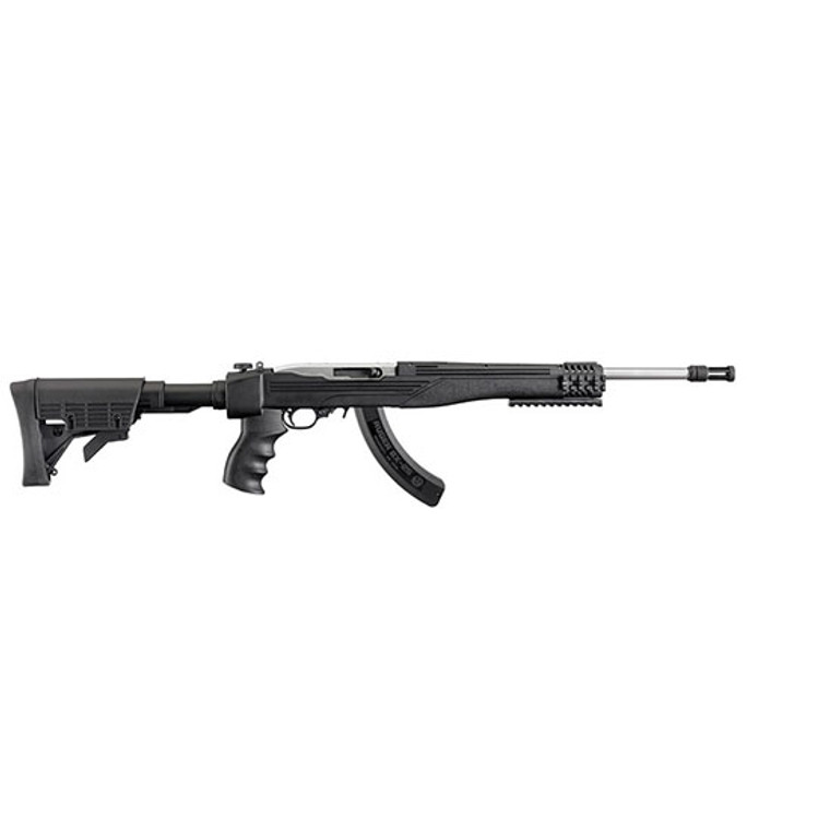 Ruger 10/22 Tactical .22 LR 16"Stainless Rifle Black - 1296