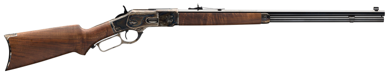 Winchester 1873 Sporter Octagon Grip Color .45 Colt Lever Action Satin Oil 