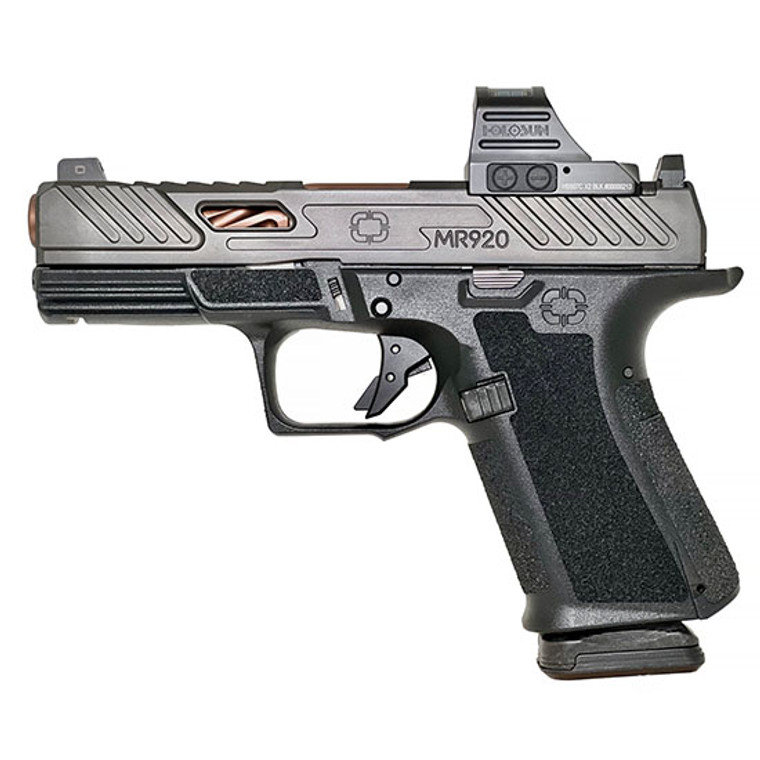 Shadow Systems MR920 9mm Pistol 4" Barrel Front Night Sights Black