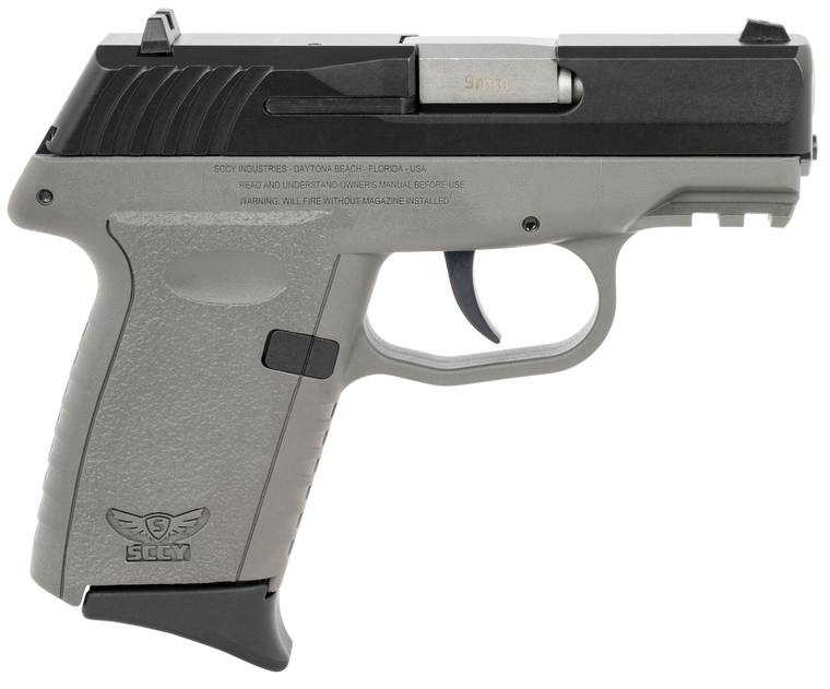 SCCY CPX-2 Gen 3 9mm 3.1" 10rd Black/Grey - CPX-2CBSGG3