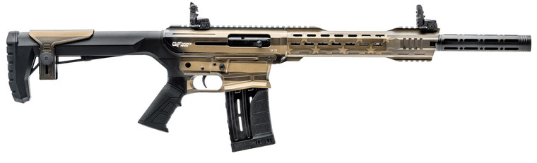 GForce Arms GF25 18.5" 5rd 12ga Semi-Auto Shotgun USA Bronze - GF25-USBNZ