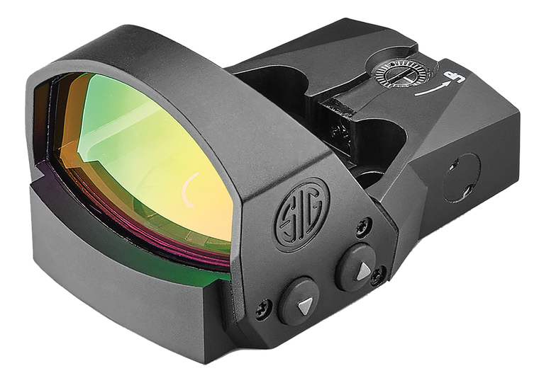 Sig Sauer 1x30 ROMEO1PRO Reflex Sight Black, 6 MOA Dot (Red), 1 MOA Adj, Steel Shroud