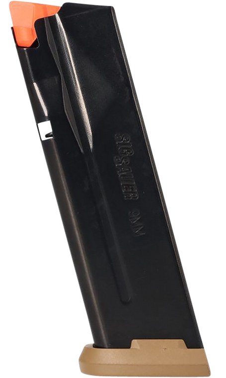 Sig Sauer 8901206 P365-XMACRO17rd 9mm Luger, Coyote Tan Floor Plate, Fits All Sig P365 Models