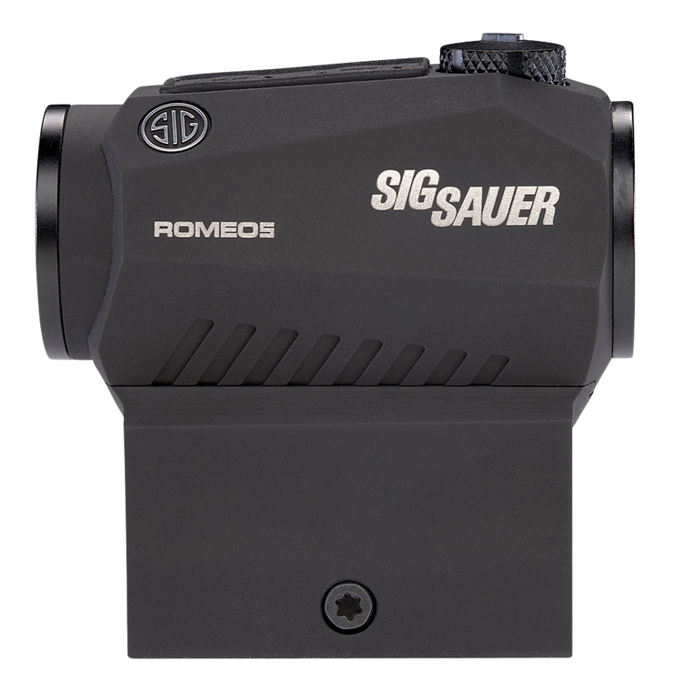 Sig Sauer 1x20 ROMEO5 Red Dot Sight Black, 2 MOA Dot (Red), 0.5 MOA Adj, M1913 Interface