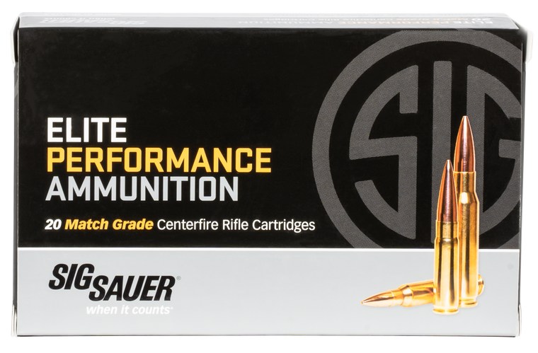 Sig Sauer Elite Performance Match Grade Ammunition 300 Winchester Magnum 190 Grain Open Tip Match