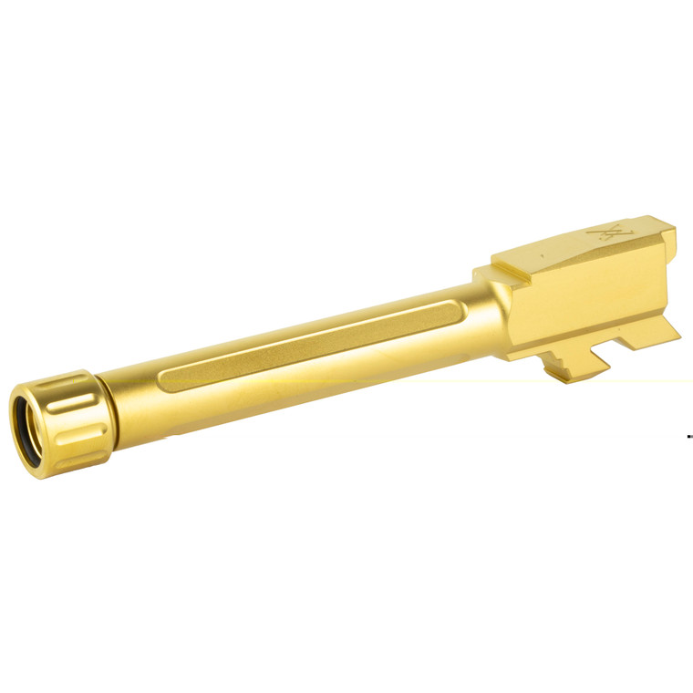 True Precision For Glock 48 Barrel Threaded Gold Tin