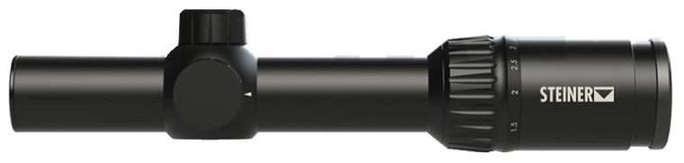 Steiner 1-4x24 P4Xi 30mm Rifle Scope Matte, Illuminated P3TR