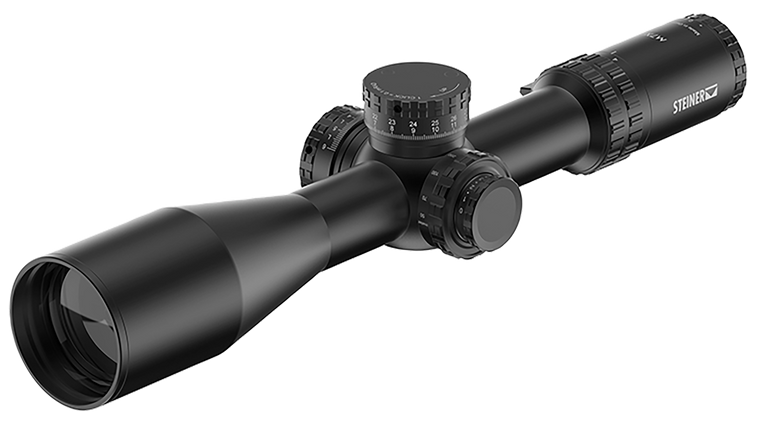 Steiner 4-28x56 M7Xi 34mm Rifle Scope Matte, Illuminated MSR 2, Side Focus, 1/p