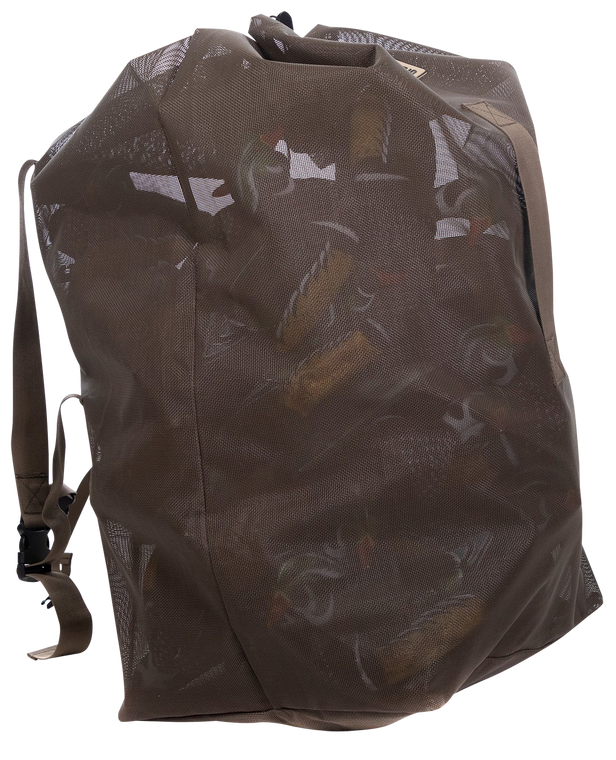 Higdon Outdoors 37177 Decoy BagSmall Black PVC Coated Mesh 39" x 18" x 15" Holds up to 36 Standard Decoys