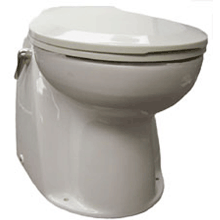 Raritan Atlantes Freedom¬Æ w/ Vortex-Vac - Household Style - White - Freshwater Solenoid - Smart Toilet Control - 12v