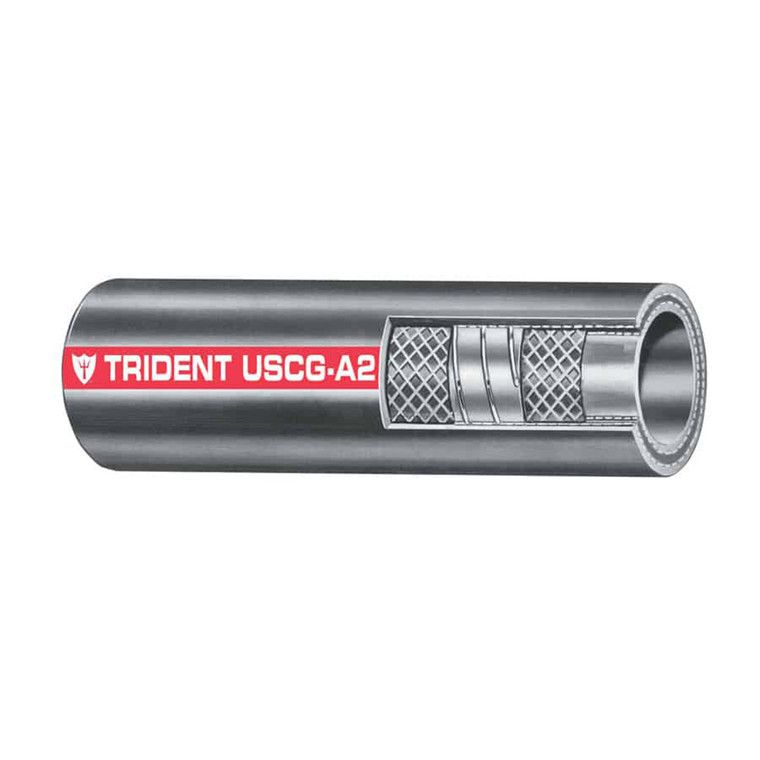 Trident Marine 2" Type A2 Fuel Fill Hose - Sold by the Foot