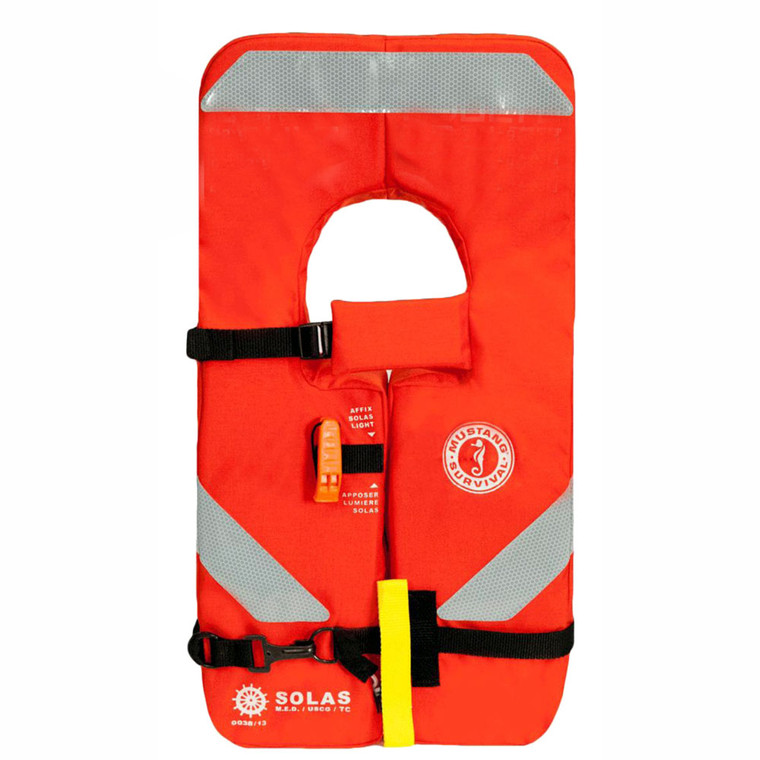 Mustang SOLAS Type 1 Adult Life Jacket - Orange