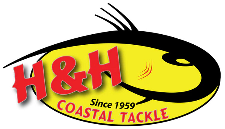 H&H Cajun Super Hook Tl.1/8 Wht.BlackStp 12/Card