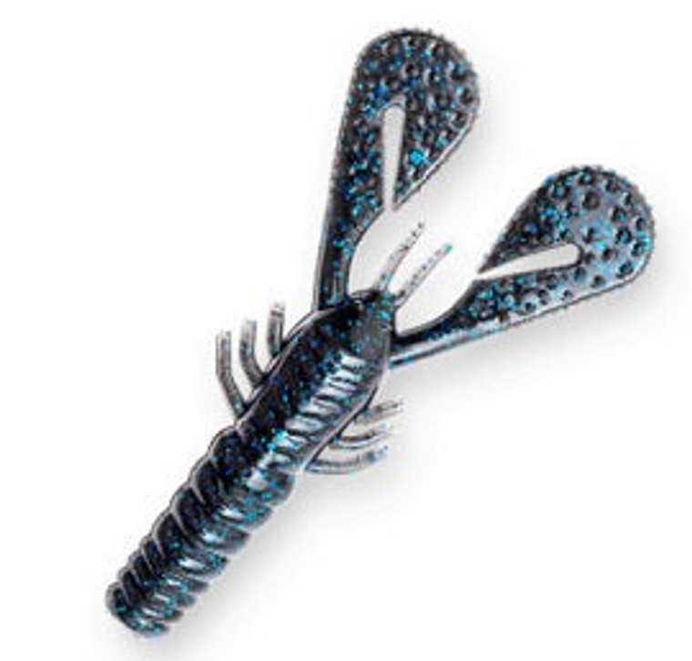 Z-MAN Turbo CrawZ 4" 6pk Black/Blue Flake