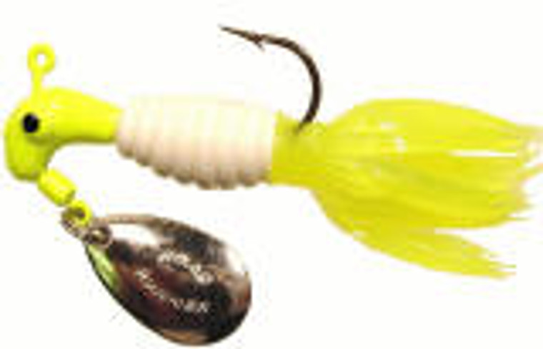 Blakemore Crappie Tamer 1/16oz 2ct White/Chartreuse