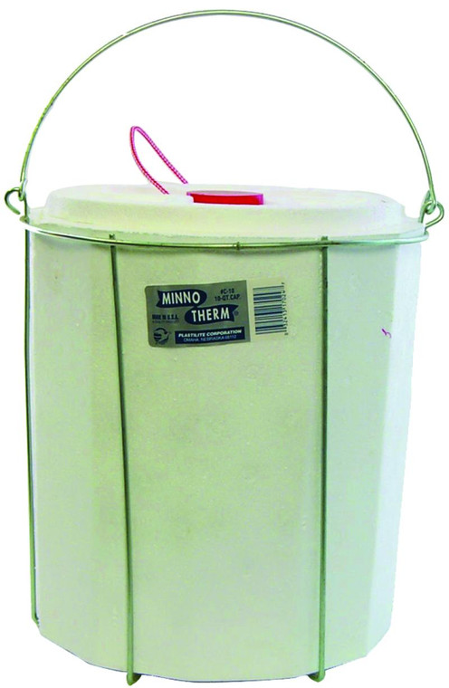 Plastilite Minnow Bucket Champagne 10qt