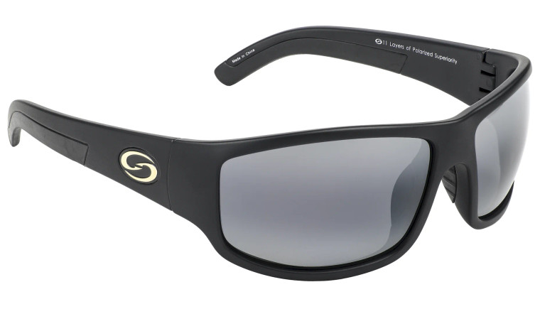 Strike King S11 Optics Caddo Matte Black Bi-Gradient Yellow \"Spotlight\" Lens