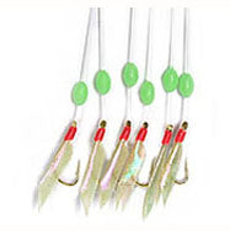 P-Line Sabiki Rigs/Fish Skin Size 6