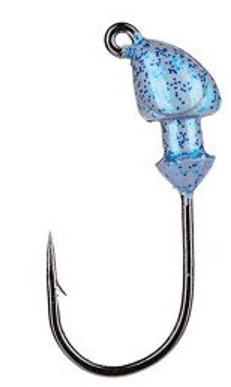 Strike King Baby Squadron Swimbait Head 3/16oz 3ct Blue Glimmer