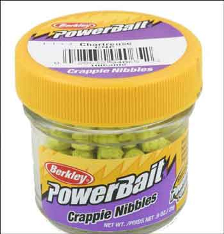 Berkley Crappie Nibbles .90oz Chartreuse