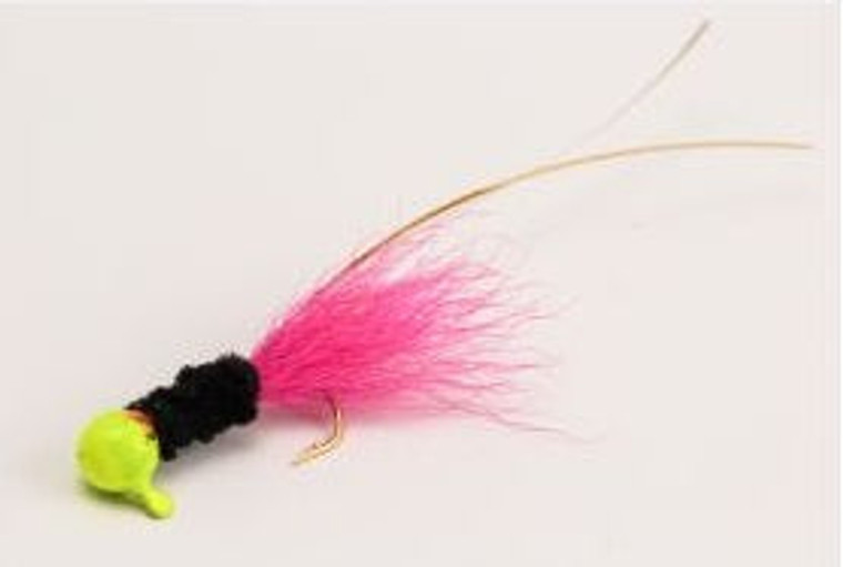 Slater Electric Chicken Jig 1/16 Chart/Black/Pink #4 Hook 3pk