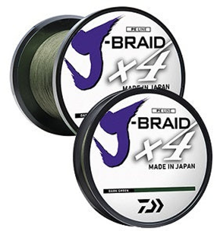 Daiwa J Braid Line x4 150yd 20lb Green