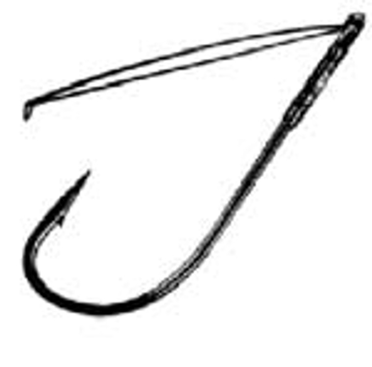 Gamakatsu Weedless Worm Hook Bronze Size 1 4ct