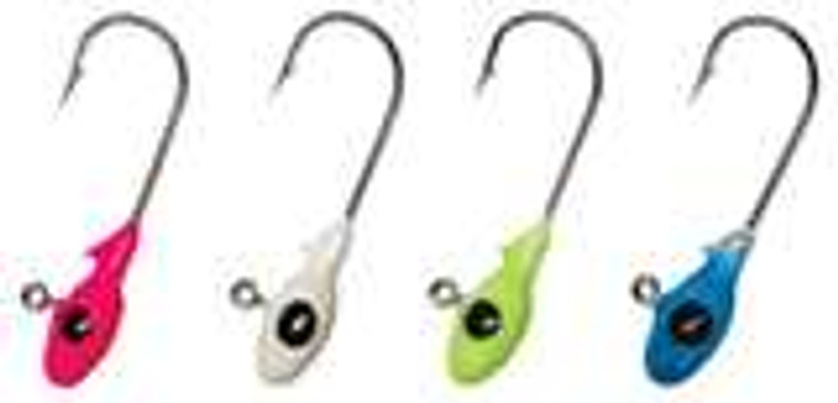 Bobby Garland Mo Glo Jig Head 1/16oz 10ct Orange Glo