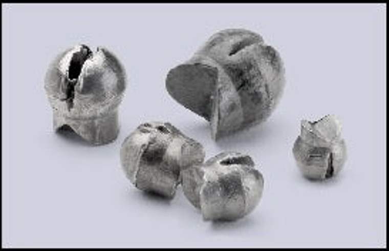 Bullet Weight Removeable Split Shot Value Pack Bag 7ct Size 1