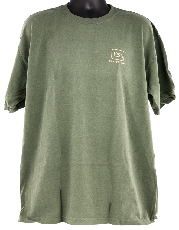Glockr OEM Perfection Logo T-Shirt 3X-Large Green, 3X-Large