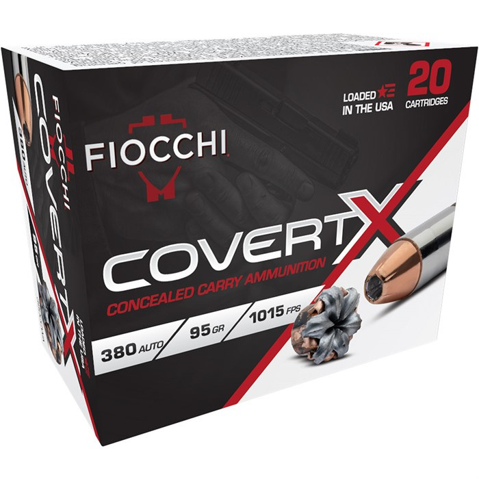 Fiocchi Covert X 380Acp 95Gr 20/200