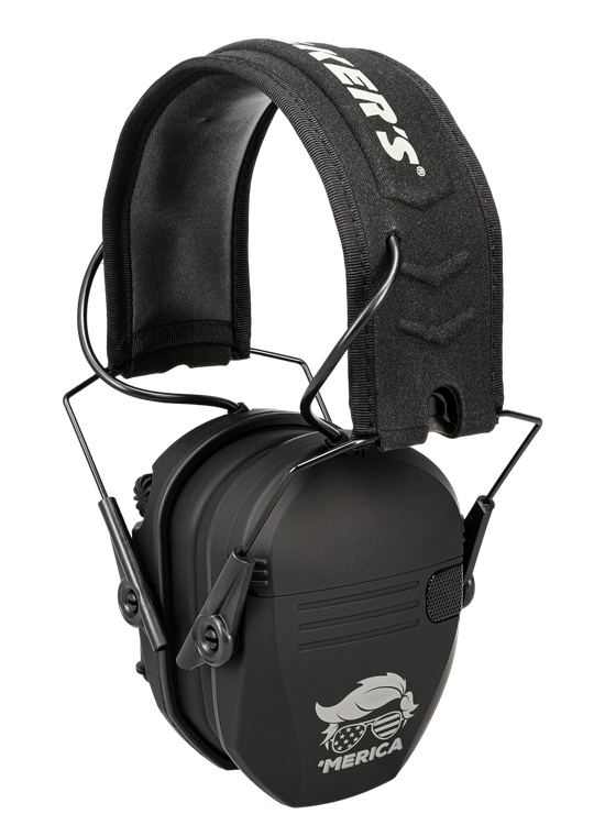 Walkers Game Ear Wlkr Gwp-Rsemt24Mer-Blk Razor Merica Muffs Blk