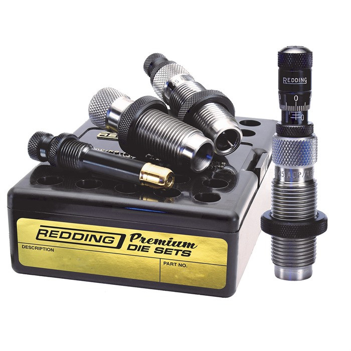 Redding Premium Handgun Die Set For Straight Wall Cases - .44 Spl / Mag